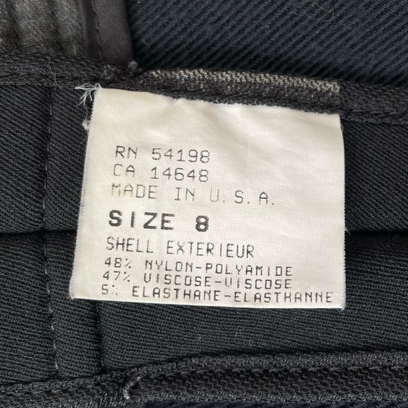 Vintage Bogner Stirrup Ski Pants, Black, Size 8 - Picture 9 of 10